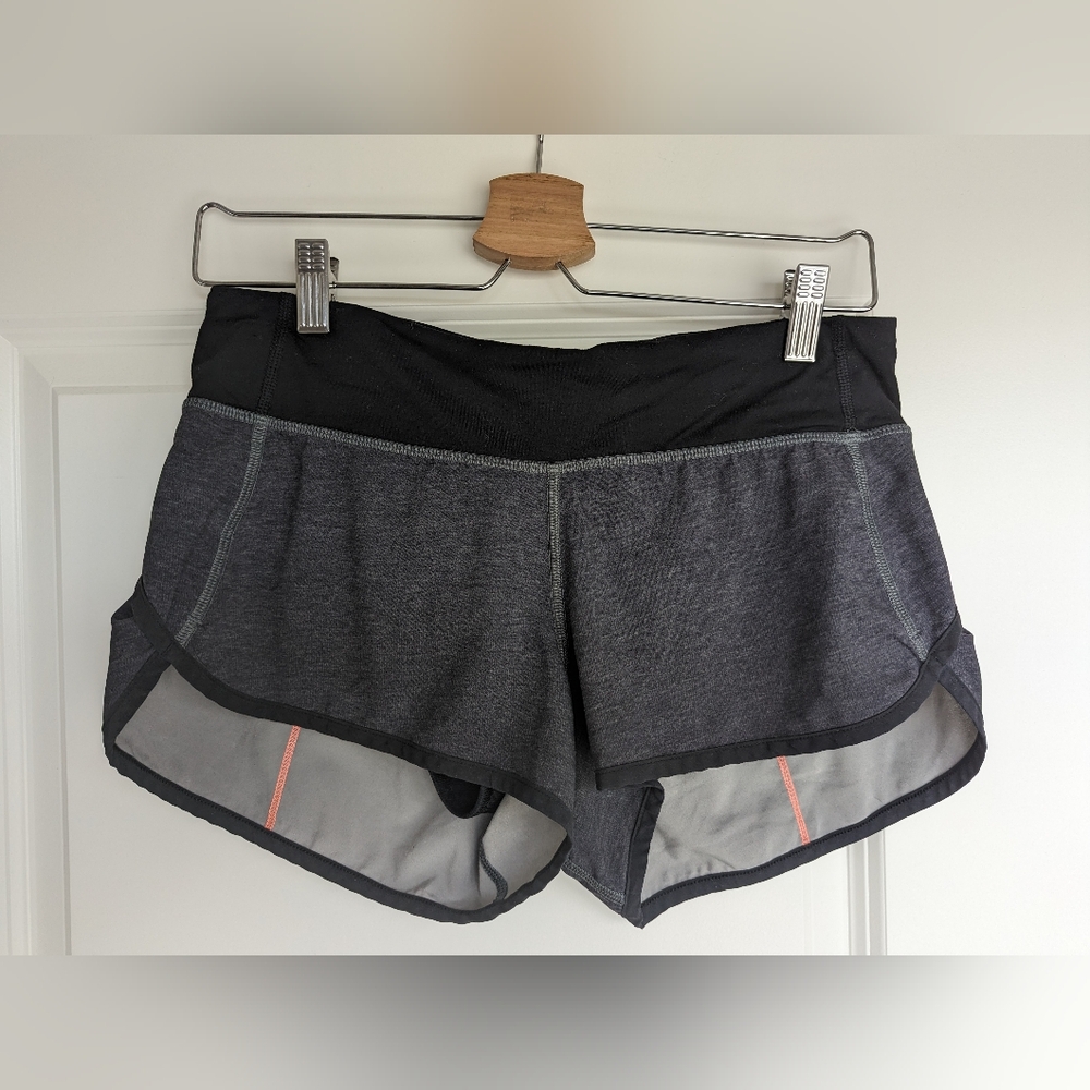 lululemon speed up shorts size 4